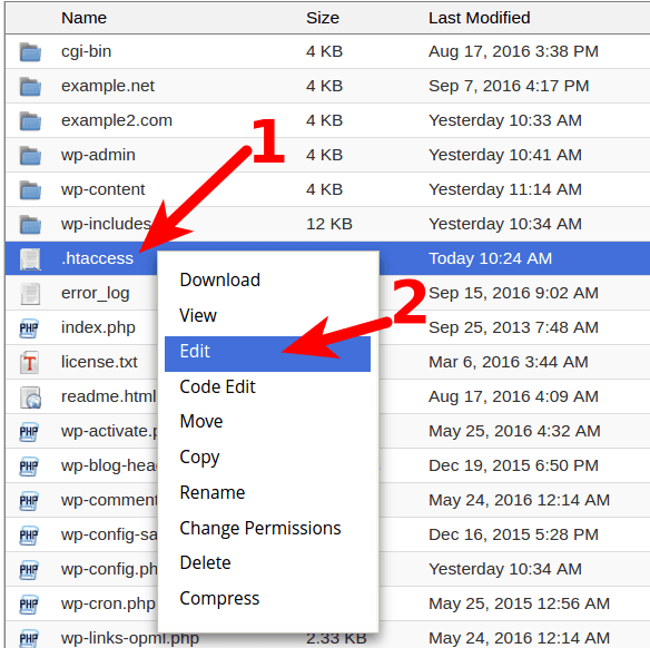 ملف htaccess تعلم كيفية إعداد ملف htaccess قاعدة المعرفة استضافة